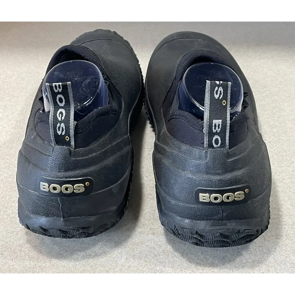 Bogs Urban Walker Shoes Slip On Black Rubber Sole Men's Size 13 US Gorpcore
